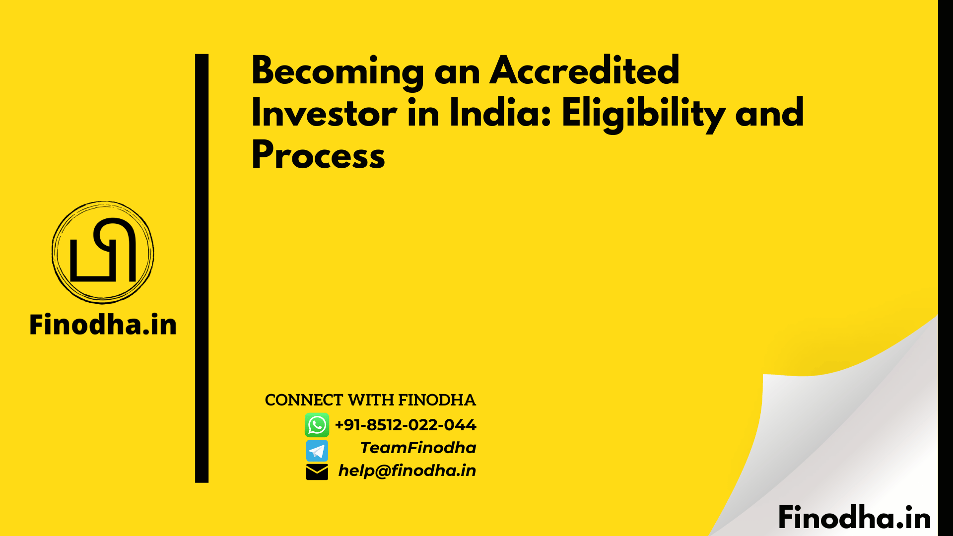 Becoming an Accredited Investor in India: Eligibility and Process