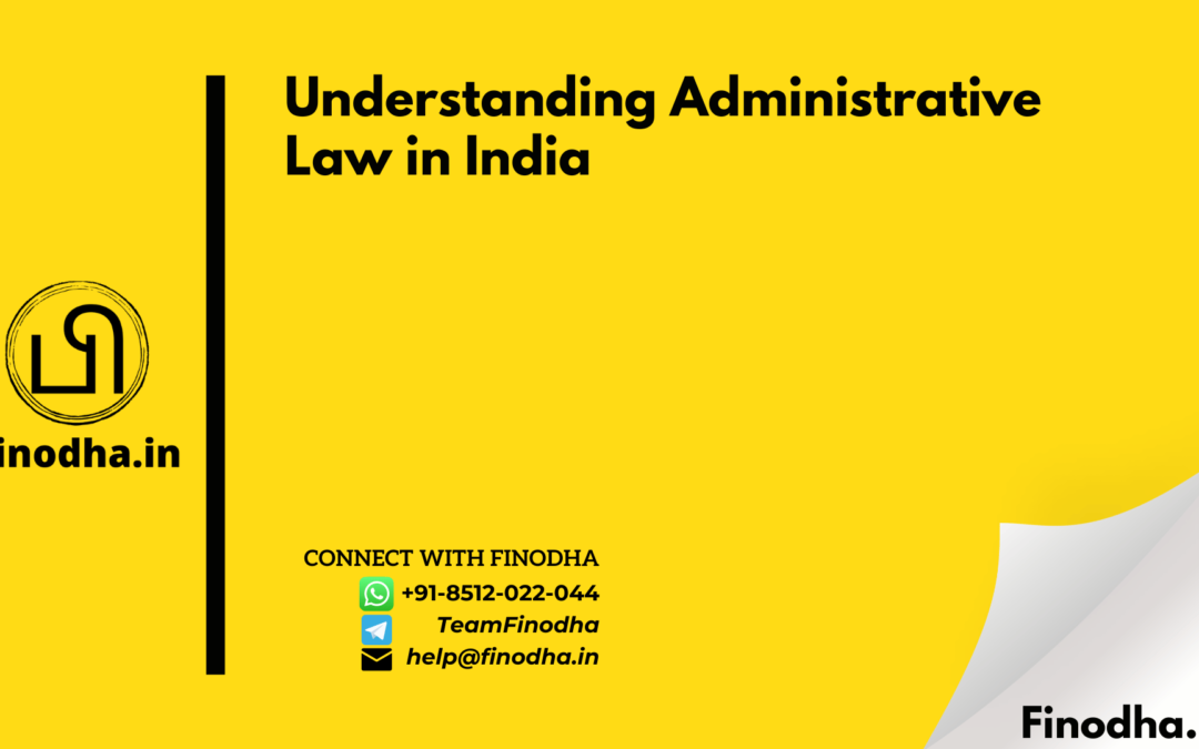 Understanding Administrative Law in India