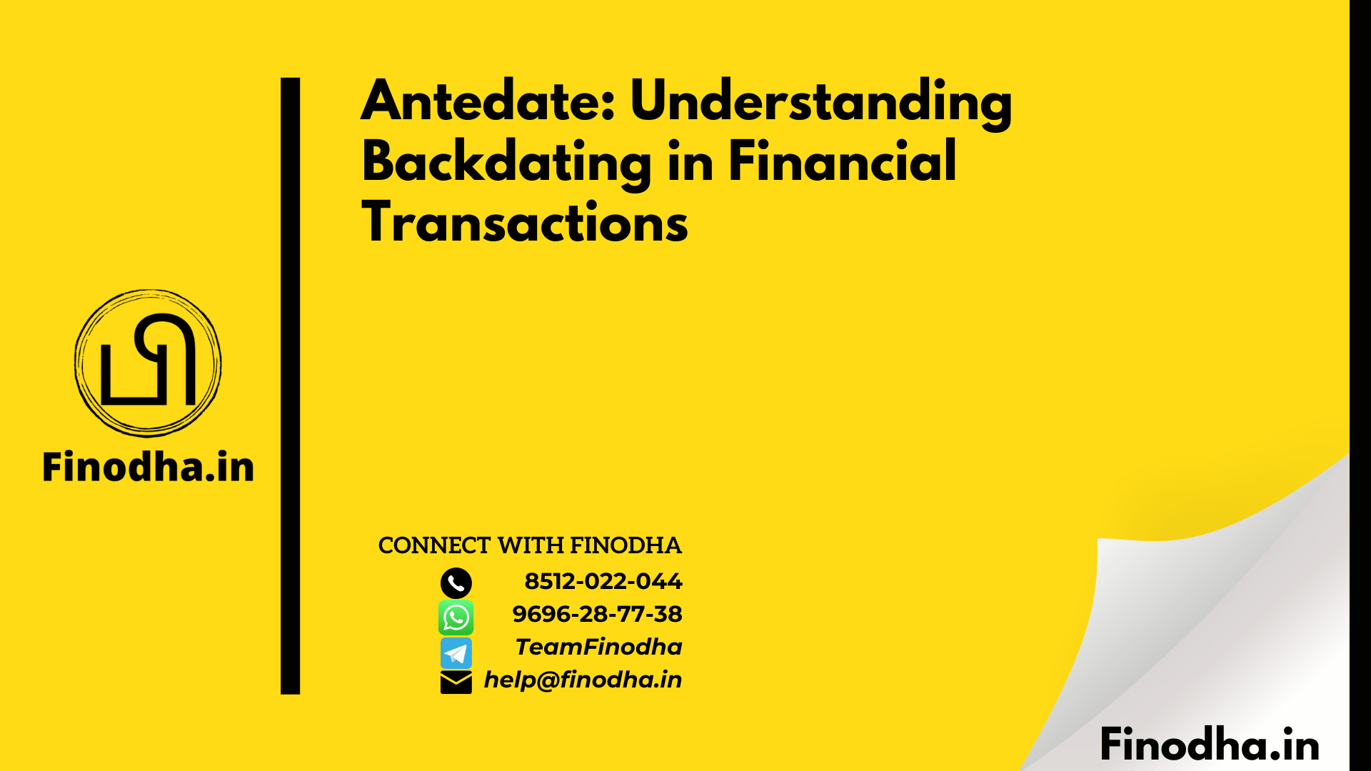 Antedate Understanding Backdating in Financial Transactions