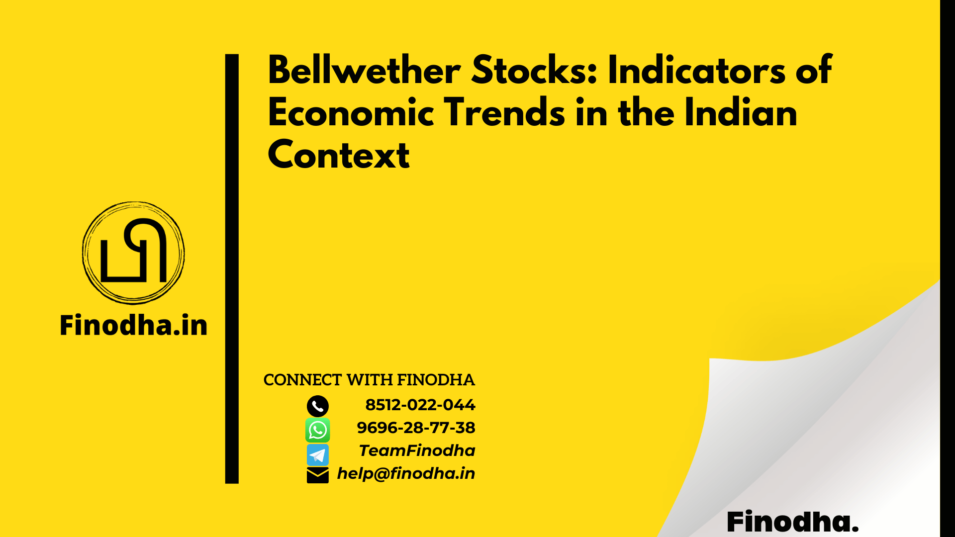 Bellwether Stocks: Indicators of Economic Trends in the Indian Context