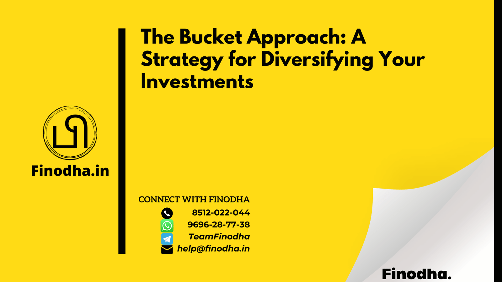 The Bucket Approach: A Strategy for Diversifying Your Investments