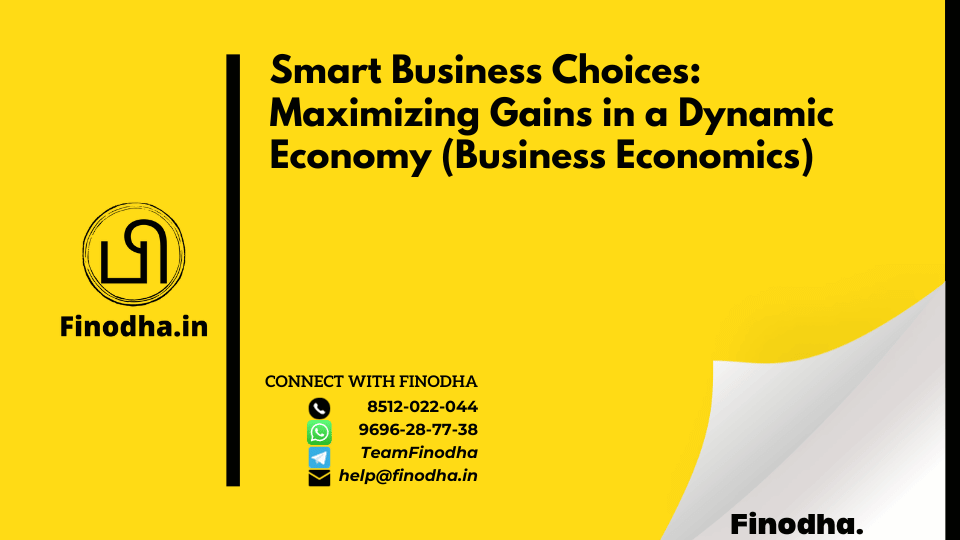 Finodha Smart Business Choices Maximizing Gains in a Dynamic Economy (Business Economics)