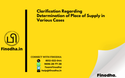 Circular No. 203/15/2023 – GST: Clarification Regarding Determination of Place of Supply in Various Cases