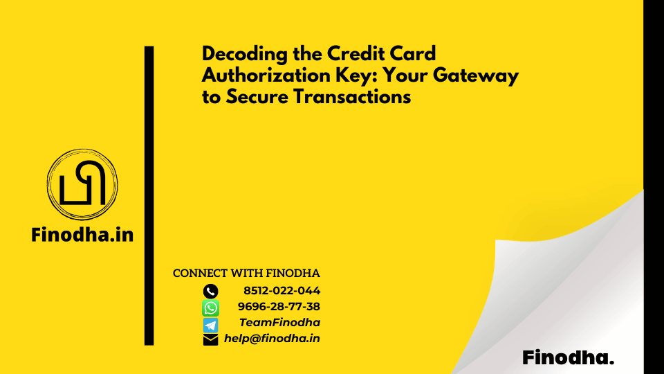 Credit Card Authorization Key