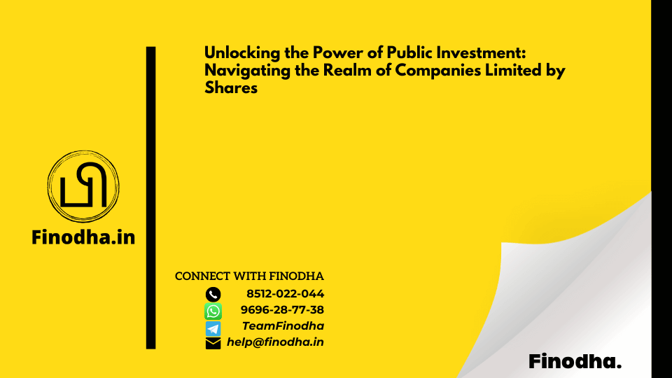 Unlocking the Power of Public Investment: Navigating the Realm of Companies Limited by Shares