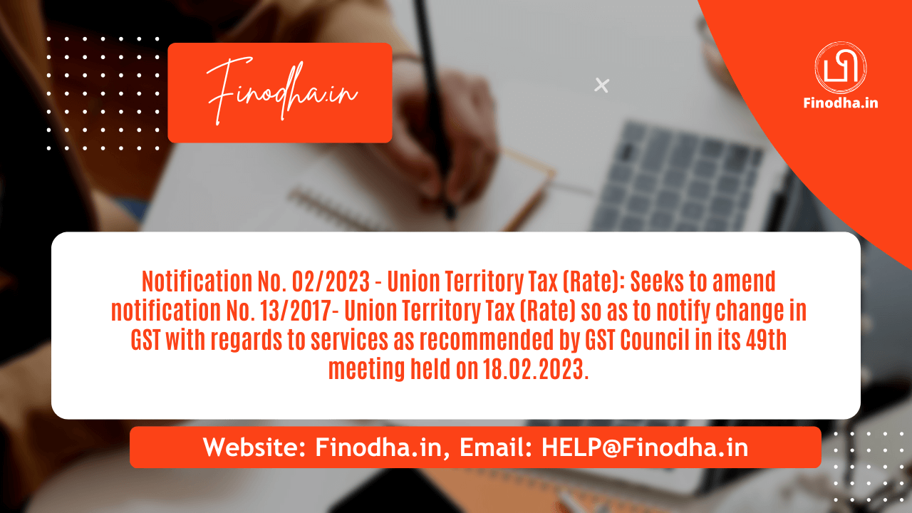Notification No. 02/2023