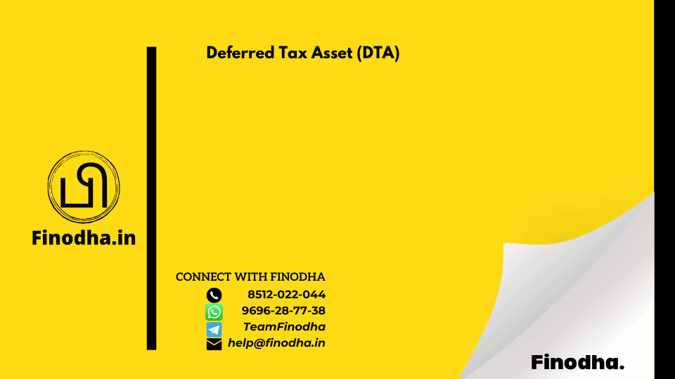 Deferred Tax Asset DTA ITR