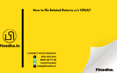 How to file Belated Returns u/s 139(4)?