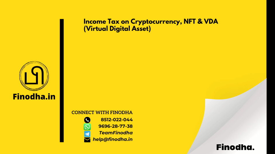 VDA Cryptocurrency NFT Income Tax Virtual Digital Asset