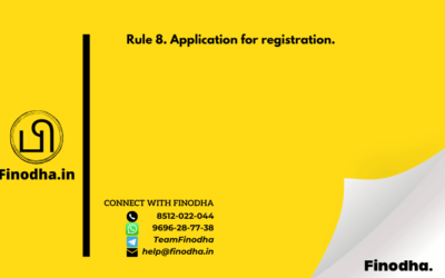 Rule 8. Application for registration.