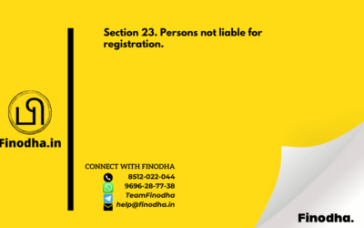 Section 23. Persons not liable for registration.-