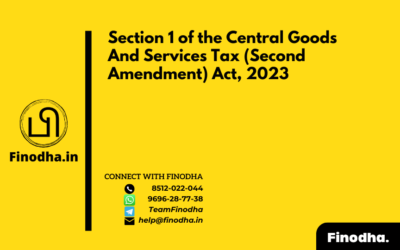 Section 1 of CGST Act, 2023.