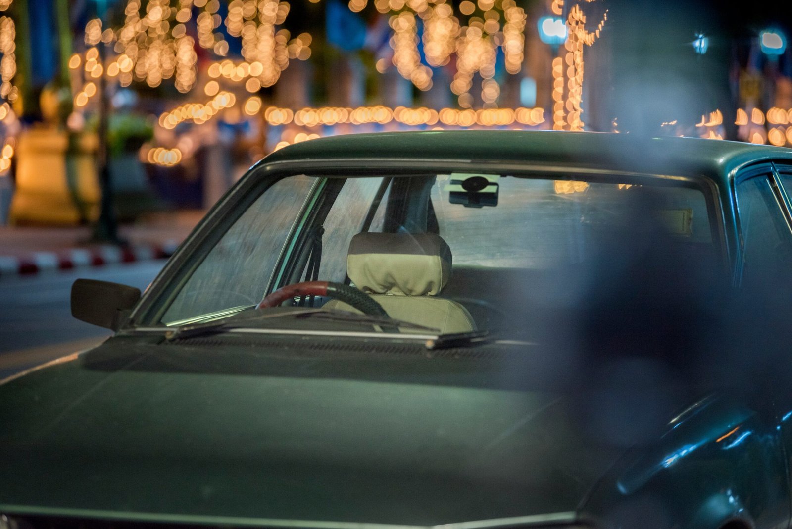 empty car on road