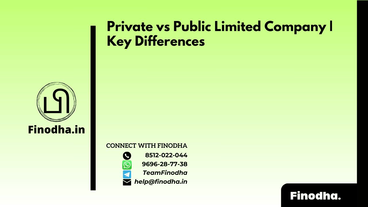 Private vs Public Limited Company | Key Differences