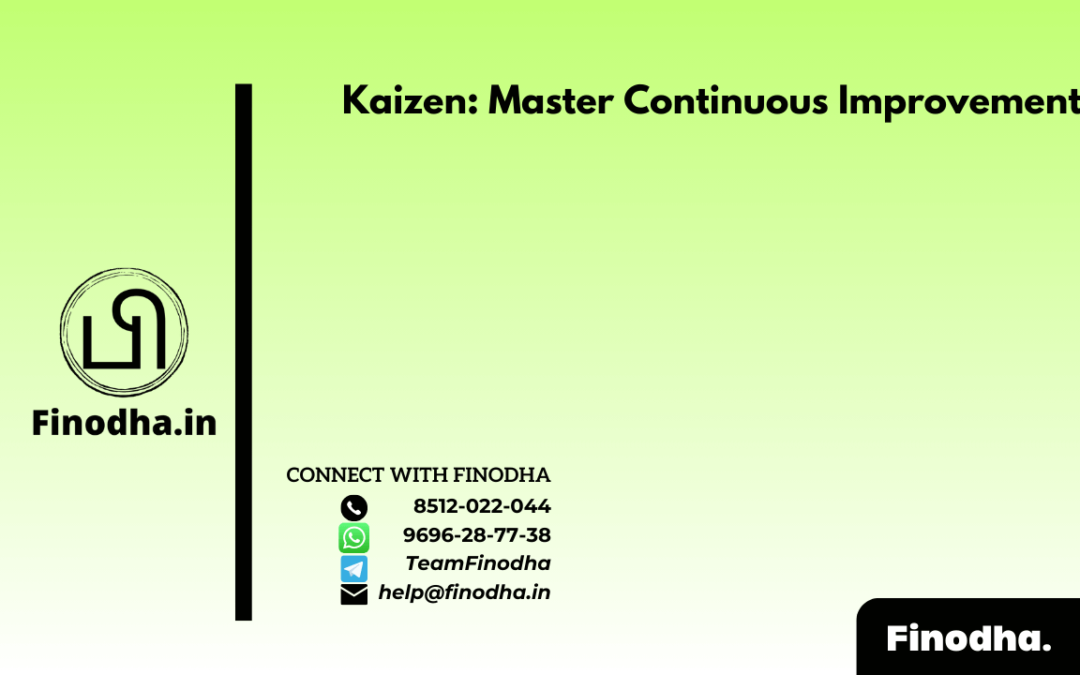 Kaizen: Master Continuous Improvement