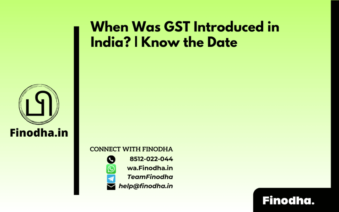 When Was GST Introduced in India? | Know the Date