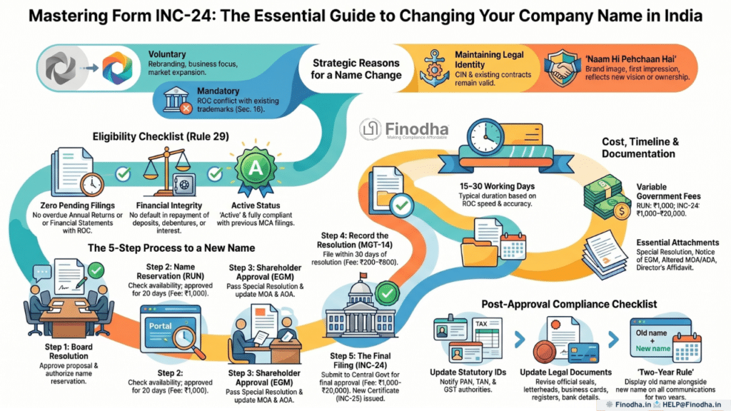 Form INC-24: Complete Guide to Change Company Name in India (Step‑by‑Step Process) 4 Form INC-24