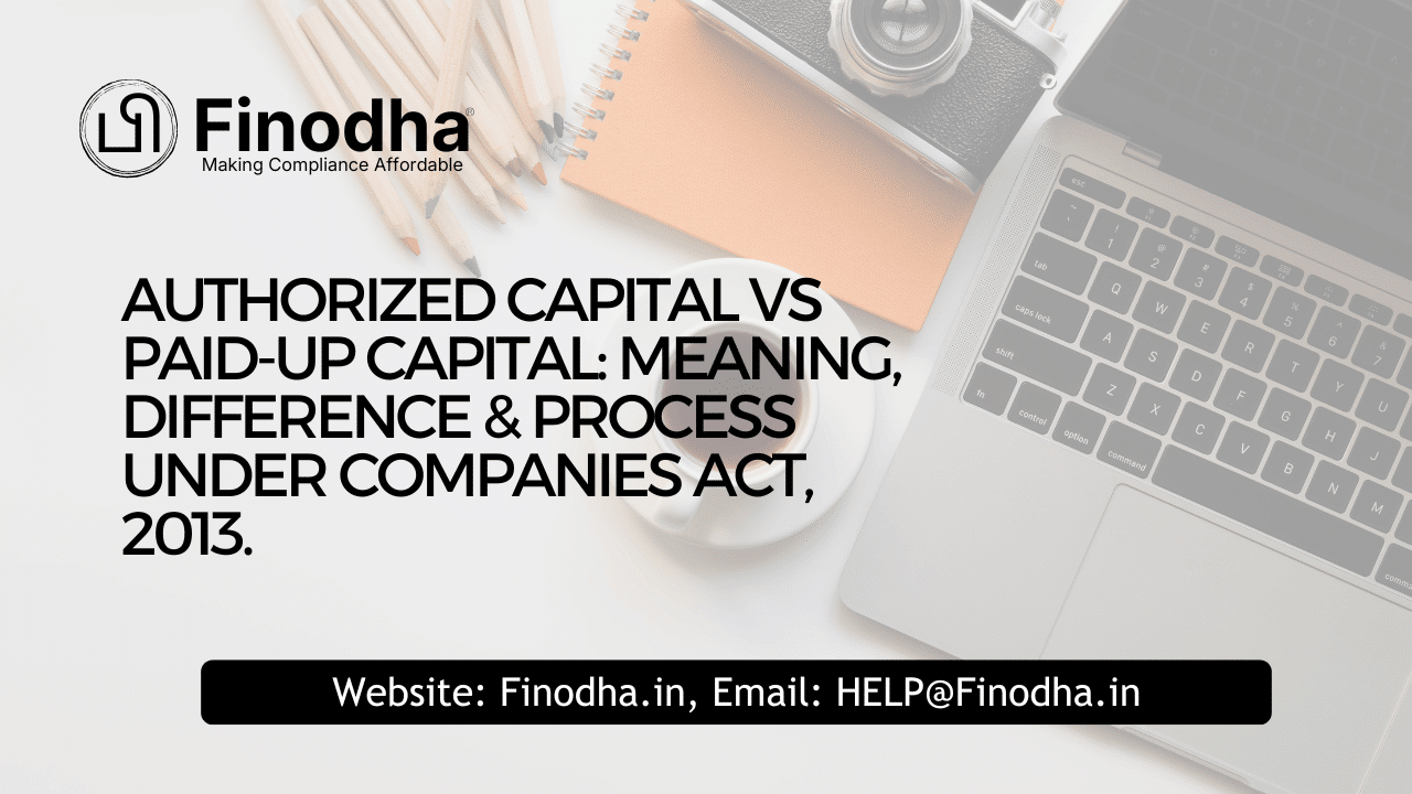 Authorized Capital vs Paid-up Capital
