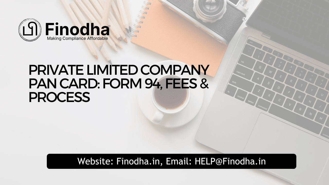 Private Limited Company PAN Card